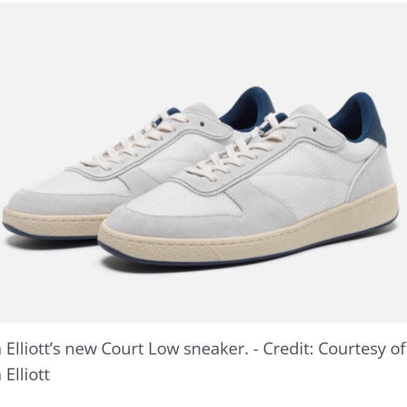 John Elliott Other - John Elliott | The Court Low Sneaker White and Blue | Mens Size 12 (EU 45)